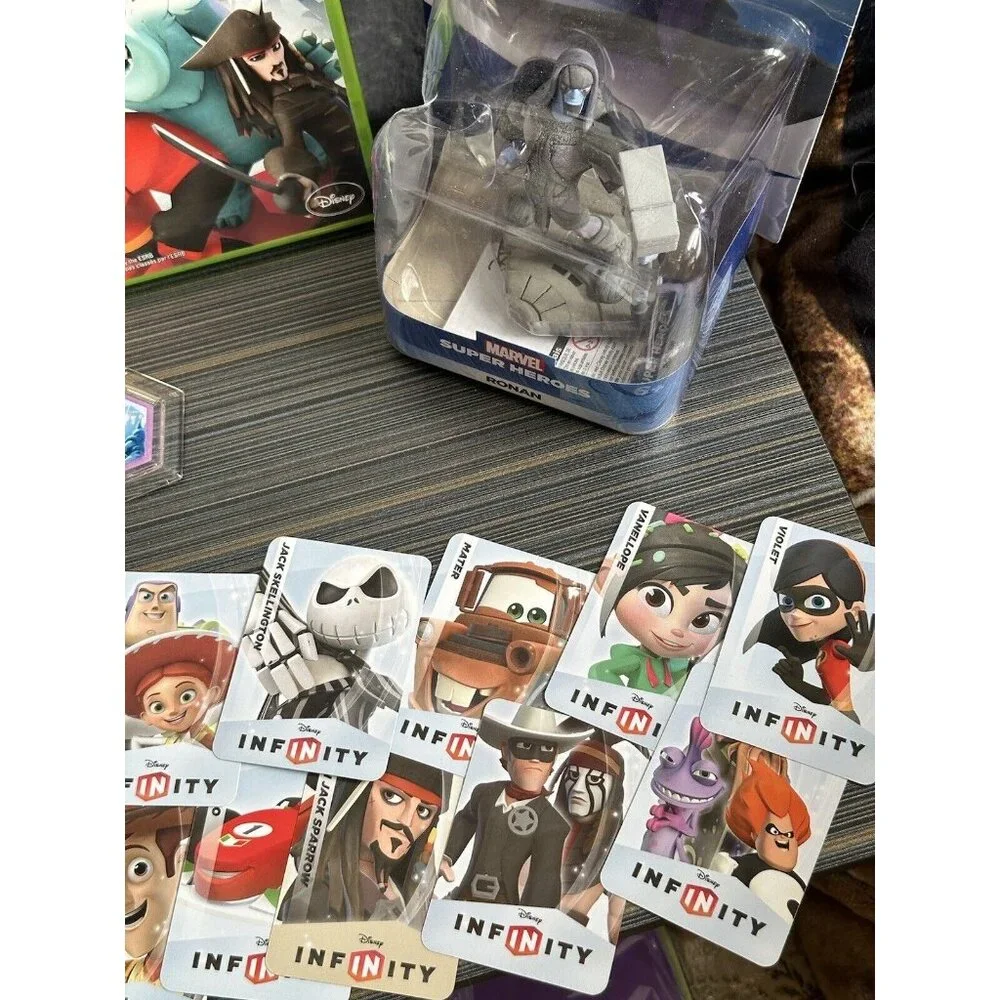 Disney Infinity Xbox 360 Jasmine Rapunzel‎ Anna Ronan Book Discs Figures Games